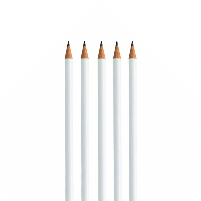 Lápiz grafito color blanco para decorar - no sublimable - 50 unidades