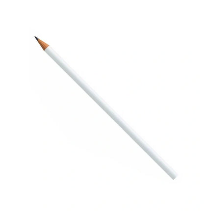 Lápiz grafito color blanco para decorar - no sublimable - 50 unidades