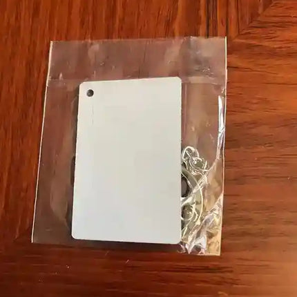 Llavero Lamina Metálica Sublimable Ambos Lados Preventa