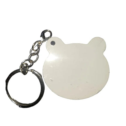 Llavero Lamina Metálica Sublimable Ambos Lados Estampados