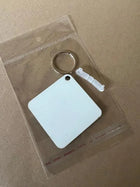 Llavero sublimable cuadrado de MDF 1 cara sublimable 4 x 4 cm