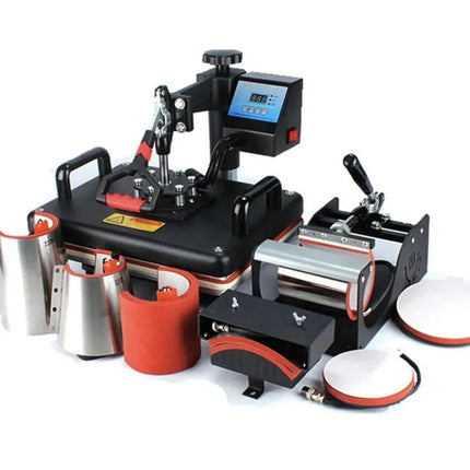 Máquina de Sublimación 8 en 1 Estampadora Sublimadora. Ideal para Personalizar y Crear Diseños Únicos en Varios Materiales. Alta Calidad y Versatilidad.