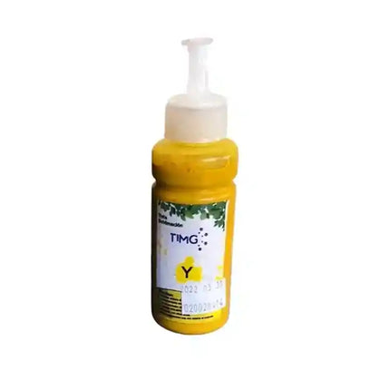 Botella de tinta de sublimación TMJ amarilla de 100 cc