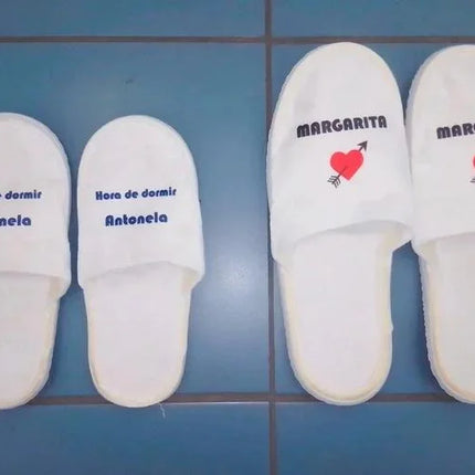 Pantuflas sublimables Adultos y Niños -
