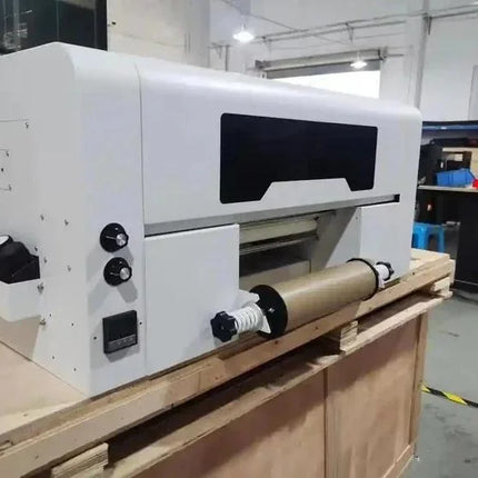 Plotter DTF UV blanco 2 cabezales xp600 - cama de arrastre para FILM AB - CYMKW