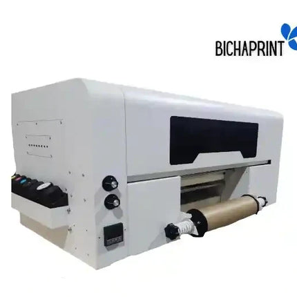 Plotter DTF UV blanco 2 cabezales xp600 - cama de arrastre para FILM AB - CYMKW