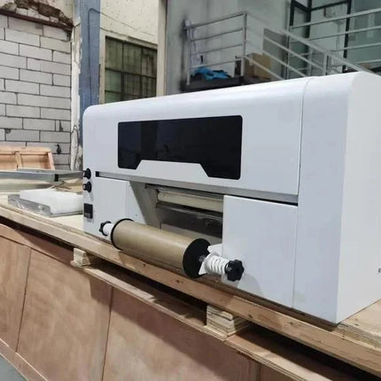 Plotter DTF UV blanco 2 cabezales xp600 - cama de arrastre para FILM AB - CYMKW