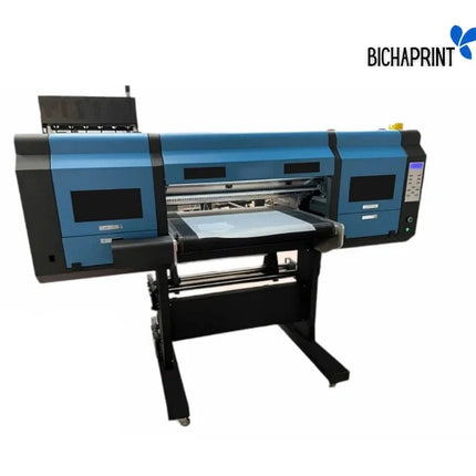 Plotter UV DTF Blue - 4 cabezales XP600 - Cama de arrastre para FILM AB - CYMKW