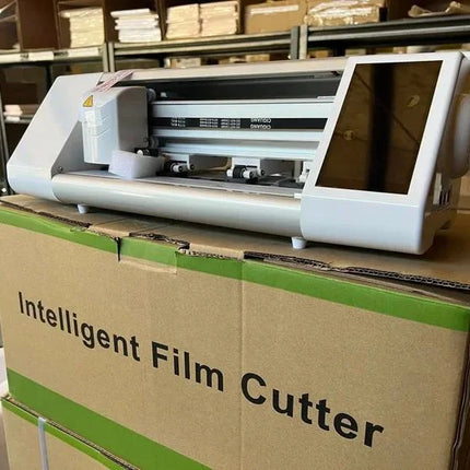 Ploter de corte de film en cajas - frente