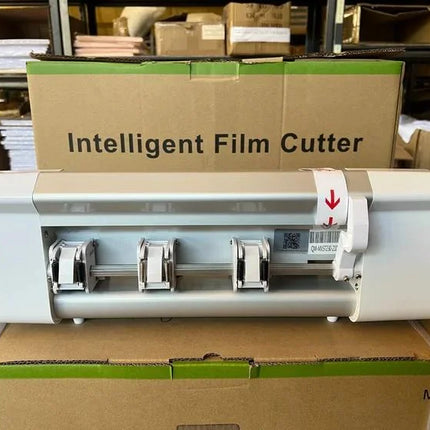 Ploter de corte de film en cajas - atras