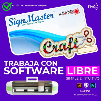 Mini ploter de corte portátil - modelo MCR330 - 330mm de ancho - cámara CCD corte por contorno