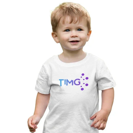 Polos Sublimables de Niños 0 al 16 Cuello Redondo blanco