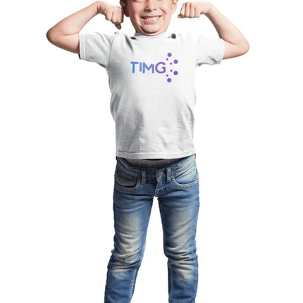 Polos Sublimables de Niños 0 al 16 Cuello Redondo blanco