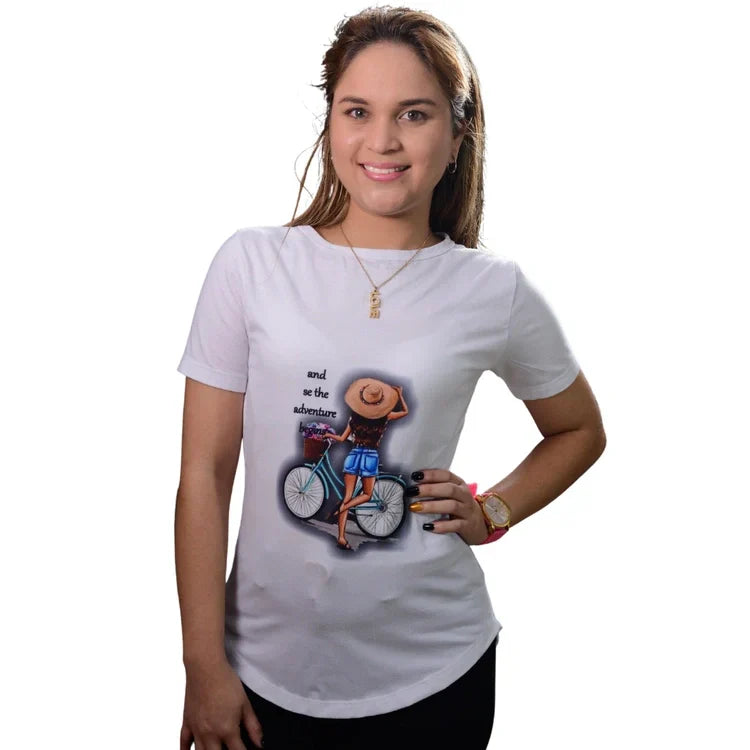 Polos Sublimables para Dama con cola de pato Corte princesa