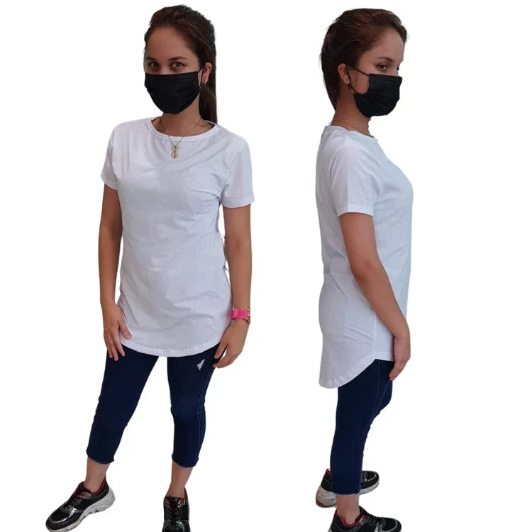 Polos Sublimables para Dama con cola de pato Corte princesa