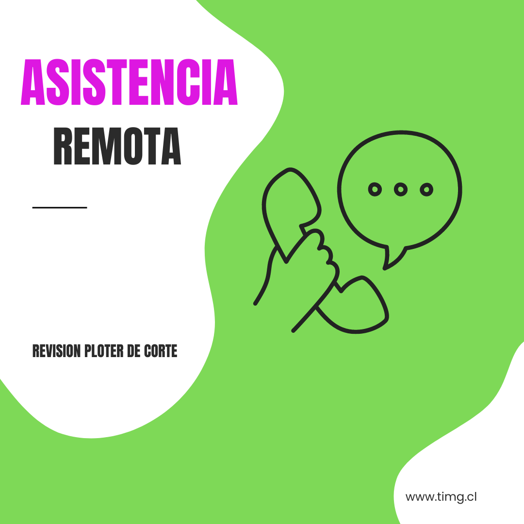 Asistencia técnica remota especializada en plotters de corte y equipos de impresión. Resolución de problemas de configuración con soporte profesional