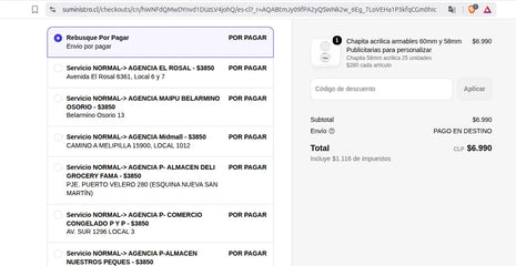 Envio a RM por rebusque por pagar