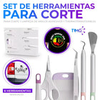 Presentación del conjunto de herramientas manuales para trabajar vinilo