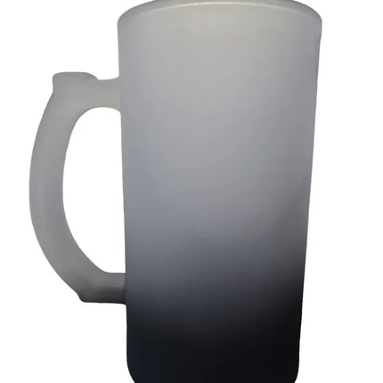 Vaso shopero para sublimar Vidrio 16oz Base de Color Cervecero sublimable