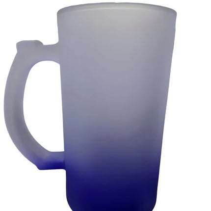 Vaso shopero para sublimar Vidrio 16oz Base de Color Cervecero sublimable