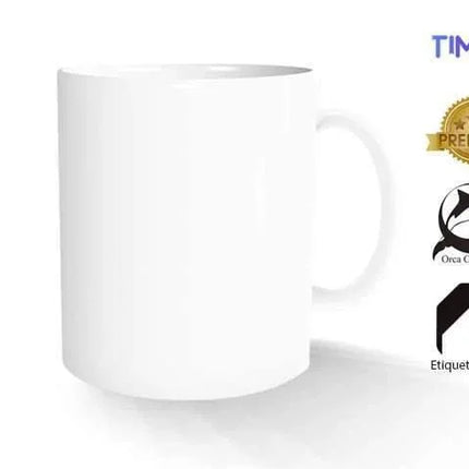 Tazon Blanco 11oz TIMG Black - AAA+ embalaje 36