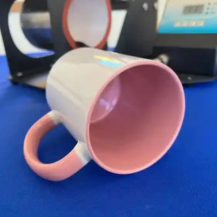 Tazones asa e interior de color 11oz - incluyen caja individual - diferentes colores