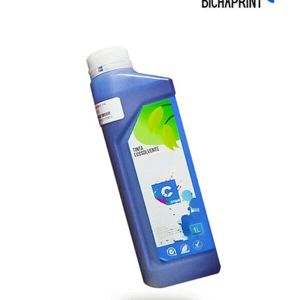 Tinta Ecosolvente TMJ Cyan 1 litro Xp600 Dx5 Dx7 Dx6