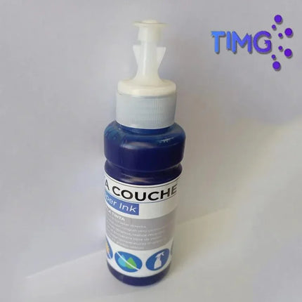 botella couche cyan tinta