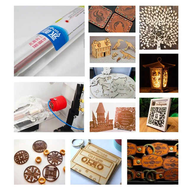 Tubos láser co2 para CNC genéricos YONGLI diferentes potencias