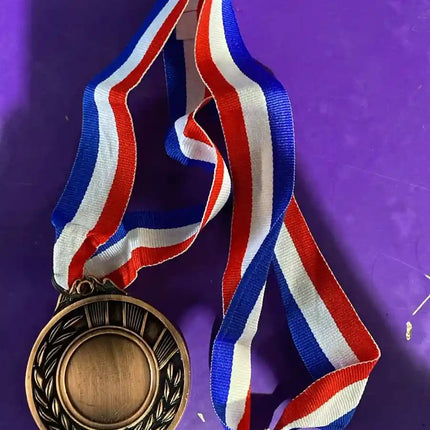 Medalla reconocimiento color bronce, espiga para personalizar Grabar, dtf uv u otra tecnica