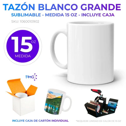 Z00 Unidad de calor para tazones de 15oz metal atrás