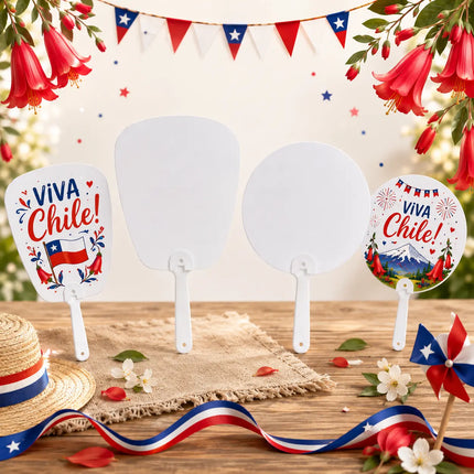 Abanico Sublimable Personalizable | Ideal para Eventos y Promociones