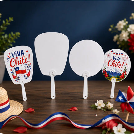 Abanico Sublimable Personalizable | Ideal para Eventos y Promociones