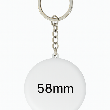 Chapita llavero  58mm 100 unidades para personalizar