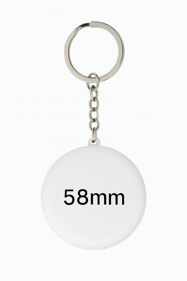 Chapita llavero  58mm 100 unidades para personalizar