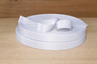 Rollo de cinta blanca de poliéster de 2,5 cm para fabricar lanyards