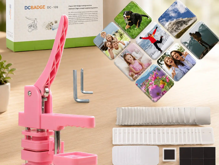 <h2><strong>Todo para fabricar chapitas personalizadas</strong></h2>