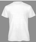 Polera blanca sublimable para mujer talla L