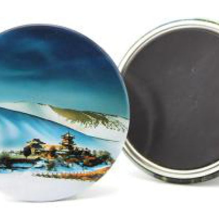 Chapita magnética 58mm, bolsa de 100 unidades, incluye mica