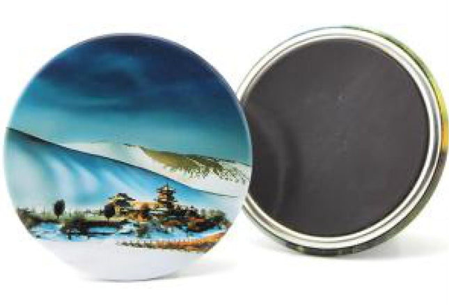 Chapita magnética 58mm, bolsa de 100 unidades, incluye mica reserva
