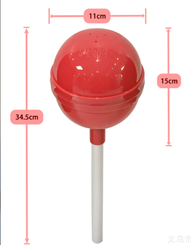 Tutsi Pop - 10 unidades. plástico personalizable. Uv. Adhesivo.