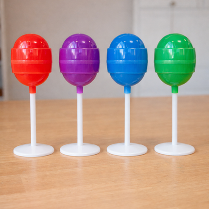 Tutsi Pop plastico 40 cm  personalizable UV adhesivo | Pack 5 colores mixtos | Ideal para vinilo, resina o adhesivos | Emprendedores y creativos