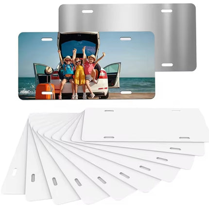 Lamina de aluminio ( modelo Patente) sublimable 30x15cm Brillante Para estampar  personaliza, estampa