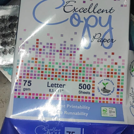 Papel multiuso 75gr tamaño carta