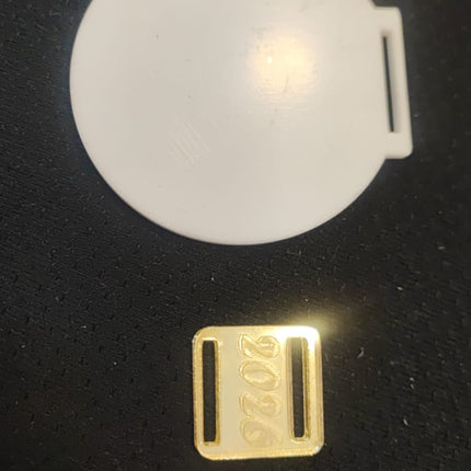 Medalla acrilica sublimable 5 unidades+ 2026. /6cm