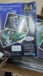 Paquete Silver de papel fotográfico A4 para impresora inkjet