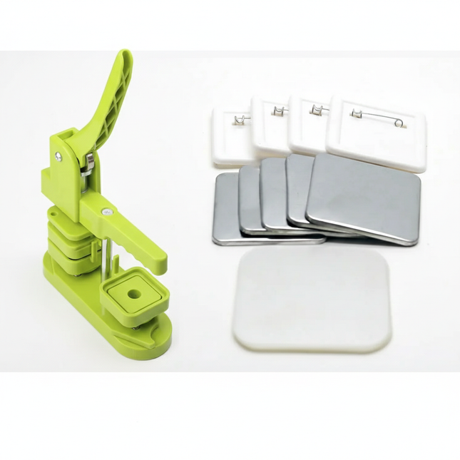 Maquina de Chapitas 50 mm Plástica + 100 Chapitas Incluidas