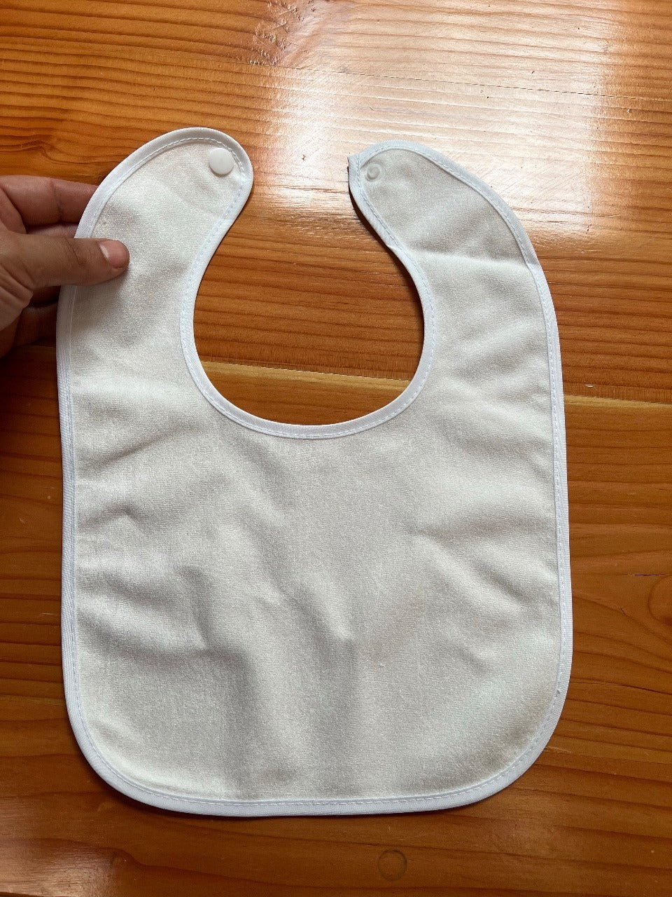 Babero de bebé sublimable - medida de 36 x 25 cm