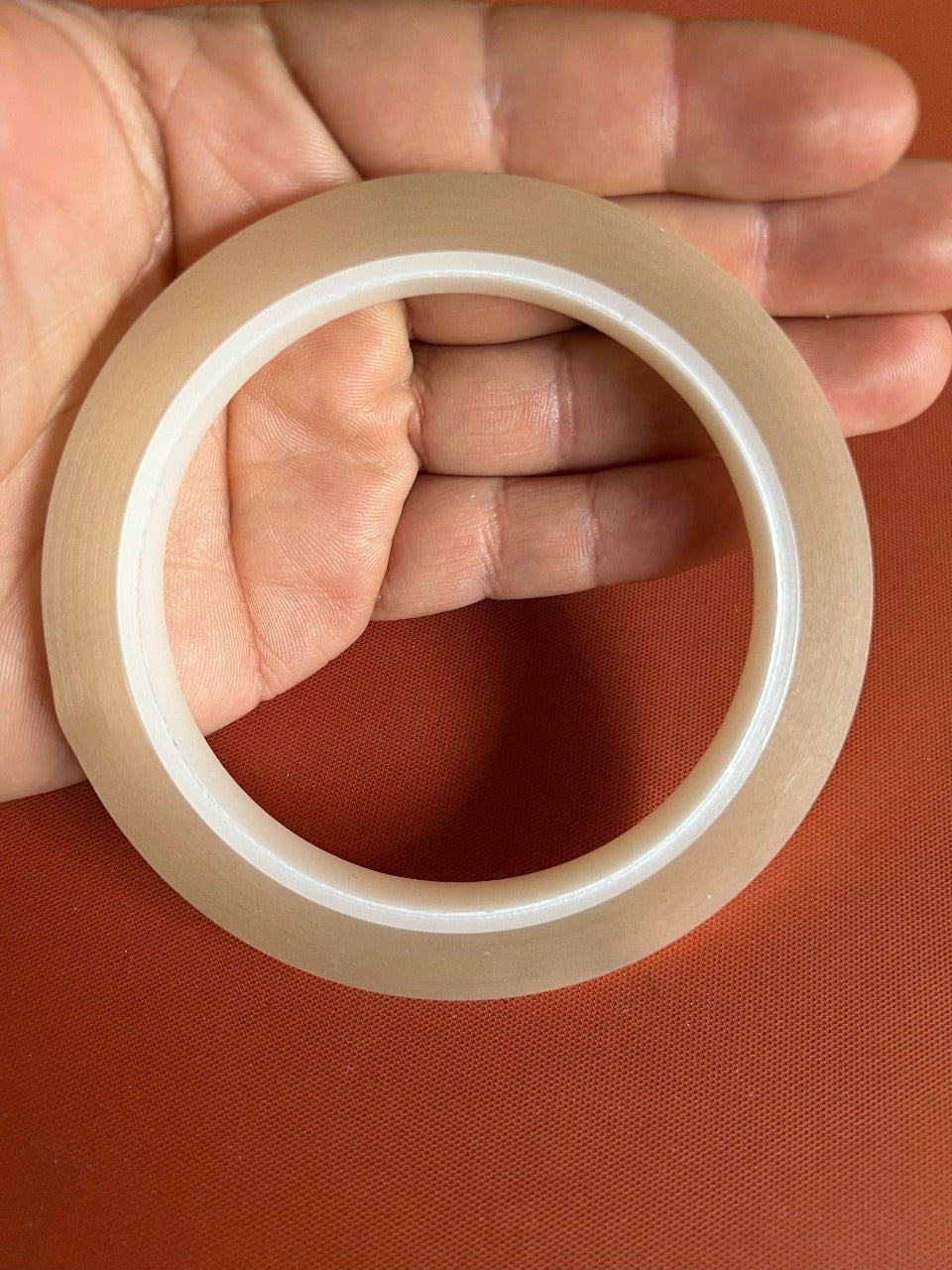 Cinta adhesiva thermo resistente - 10mm de ancho - trasparente