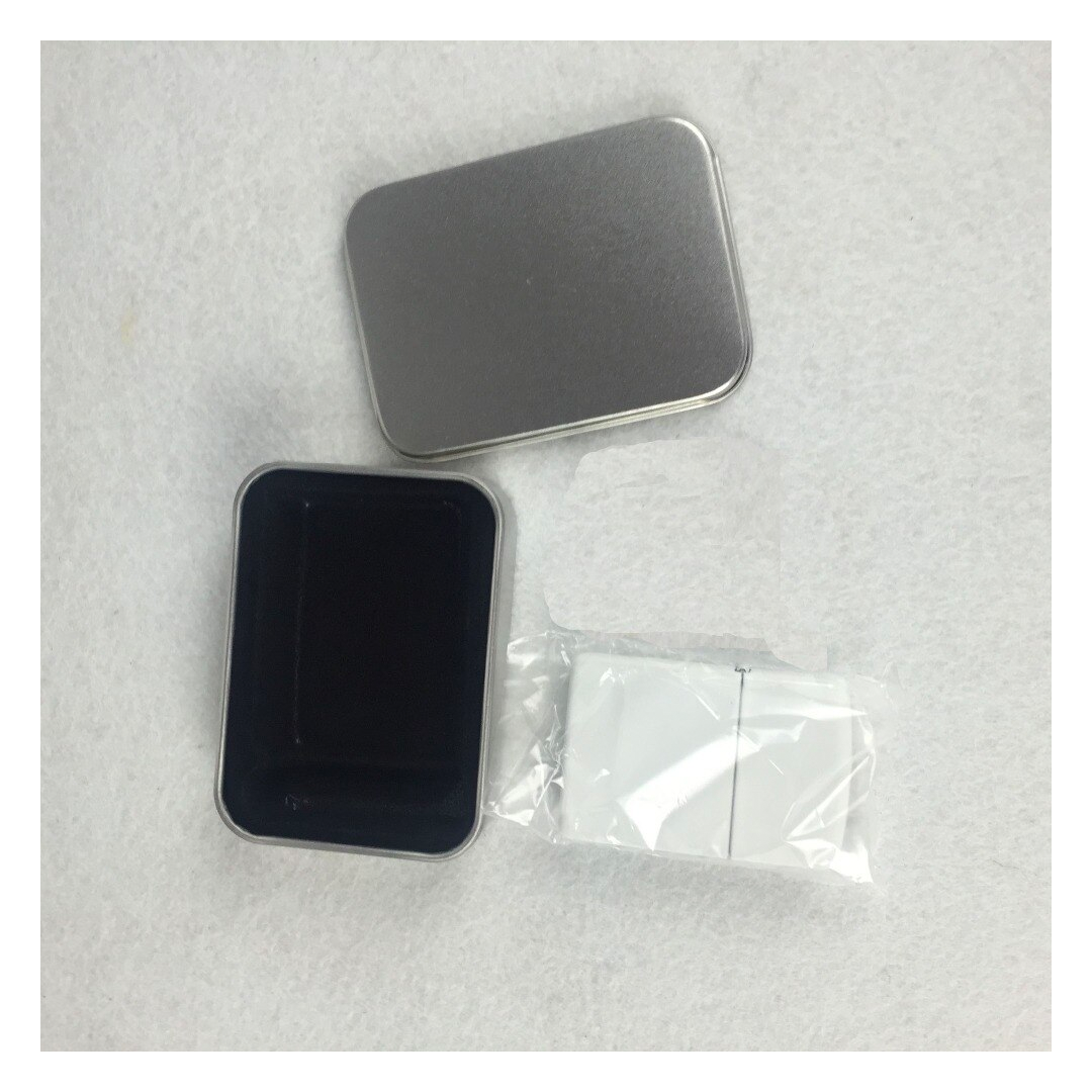 Encendedor metálico tipo zippo sublimable - 4 colores diferentes - incluye caja individual